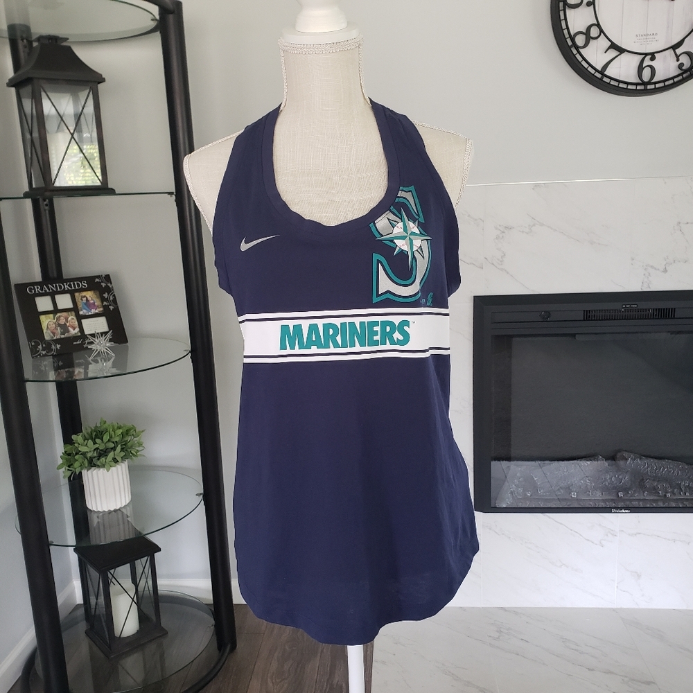 Nike Seattle Mariners Tank Top Wordmark Legend Size Large